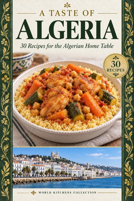 A Taste of Algeria cookbook cover