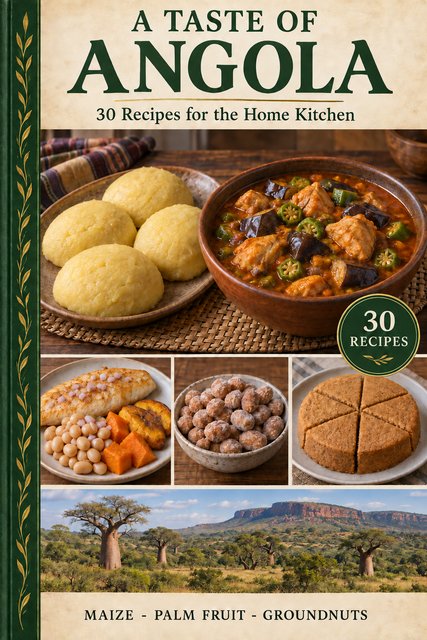A Taste of Angola cookbook cover
