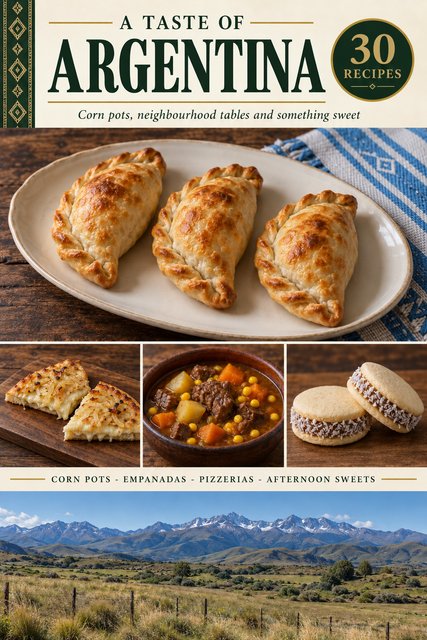 A Taste of Argentina cookbook cover