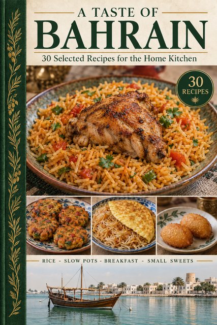 A Taste of Bahrain cookbook cover