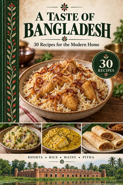 A Taste of Bangladesh cookbook cover