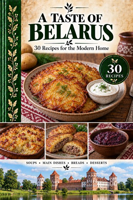 A Taste of Belarus cookbook cover
