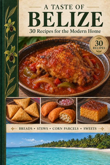 A Taste of Belize cookbook cover