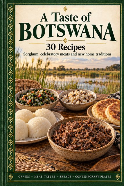 A Taste of Botswana cookbook cover