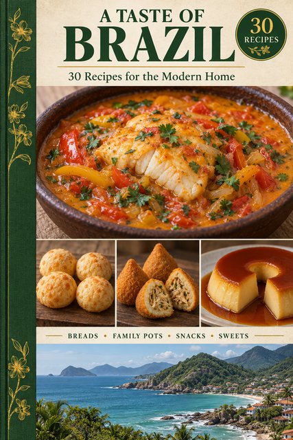 A Taste of Brazil cookbook cover