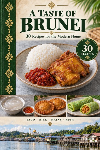 A Taste of Brunei cookbook cover