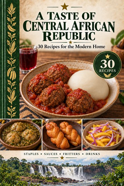 A Taste of Central African Republic cookbook cover