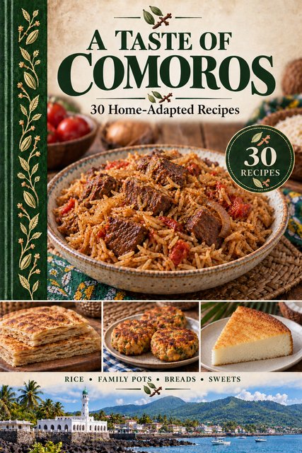 A Taste of Comoros cookbook cover