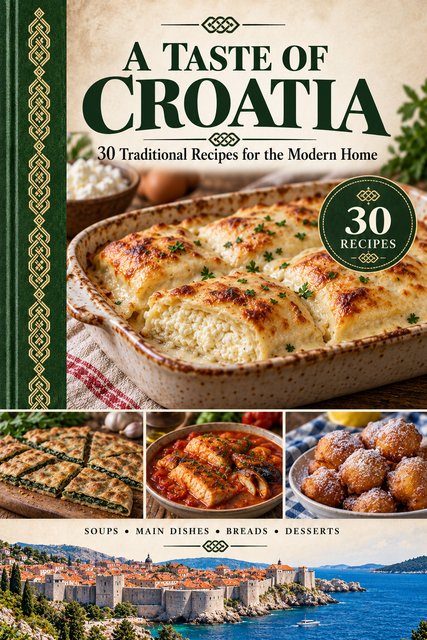 A Taste of Croatia cookbook cover