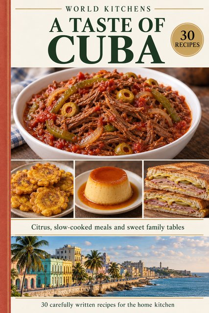 A Taste of Cuba cookbook cover