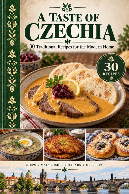 A Taste of Czechia cookbook cover