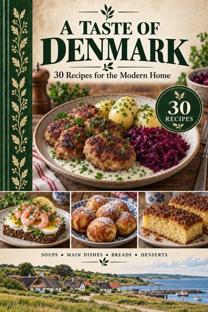 A Taste of Denmark cookbook cover