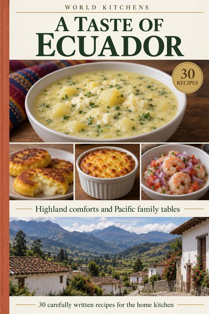 A Taste of Ecuador cookbook cover