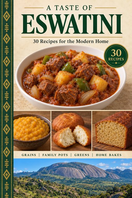 A Taste of Eswatini cookbook cover