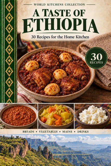 A Taste of Ethiopia cookbook cover