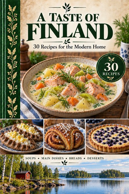 A Taste of Finland cookbook cover