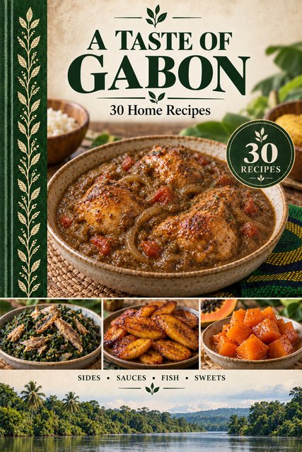 A Taste of Gabon cookbook cover