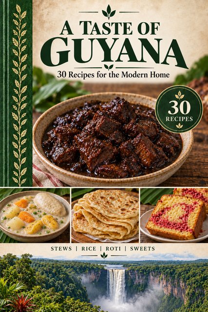 A Taste of Guyana cookbook cover