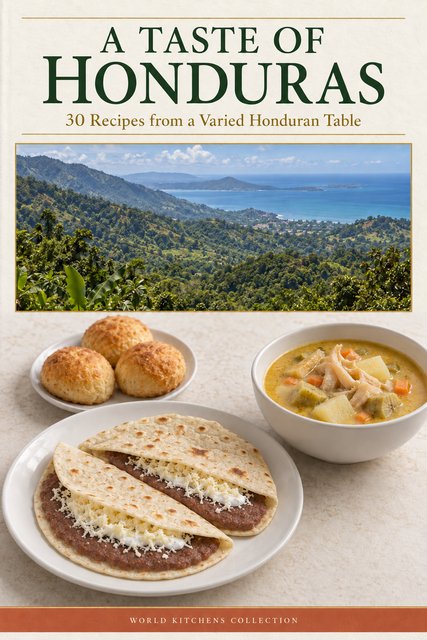 A Taste of Honduras cookbook cover