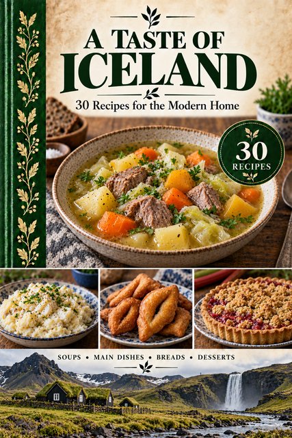 A Taste of Iceland cookbook cover