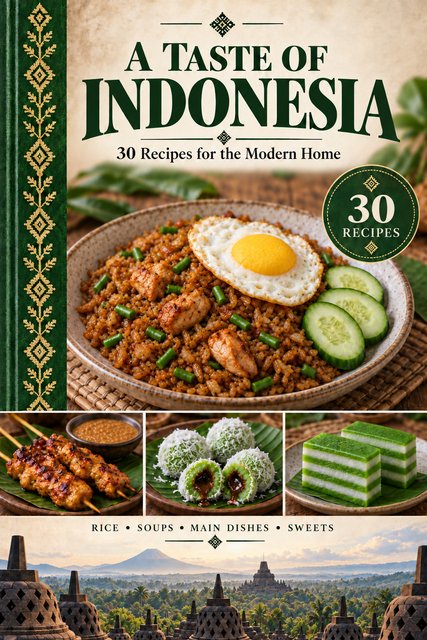 A Taste of Indonesia cookbook cover