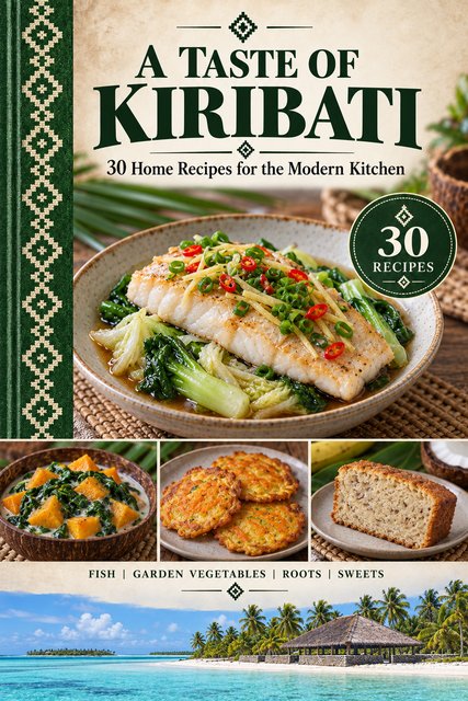 A Taste of Kiribati cookbook cover