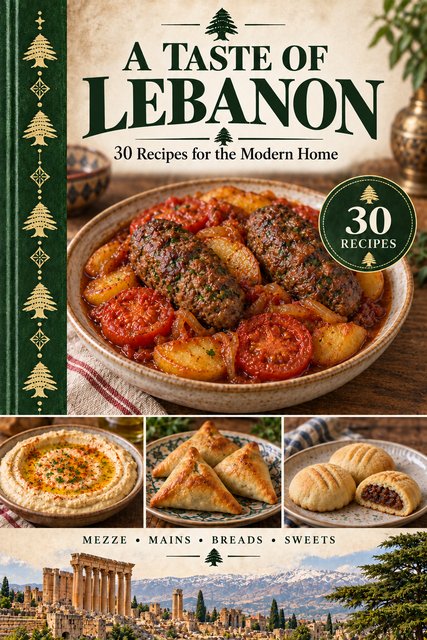 A Taste of Lebanon cookbook cover