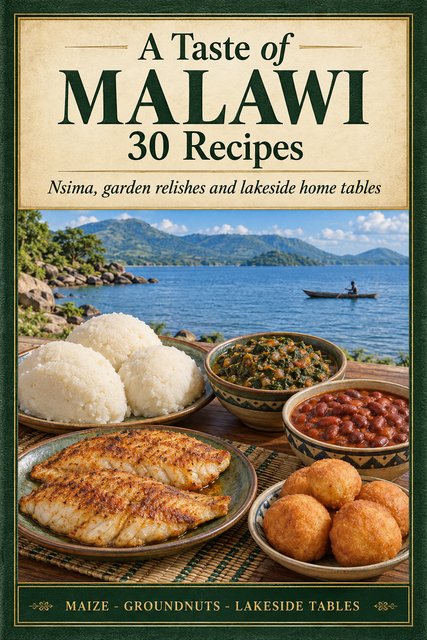 A Taste of Malawi cookbook cover