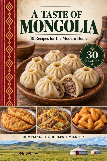 A Taste of Mongolia cookbook cover