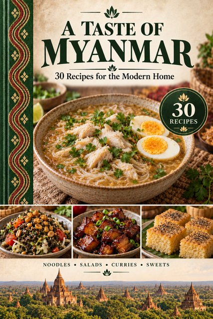 A Taste of Myanmar cookbook cover