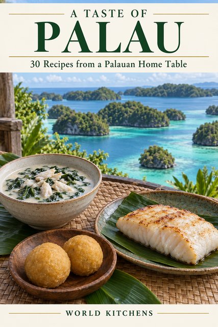 A Taste of Palau cookbook cover