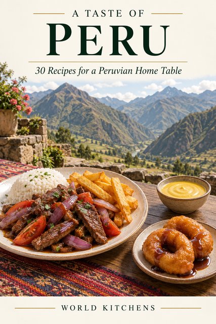 A Taste of Peru cookbook cover