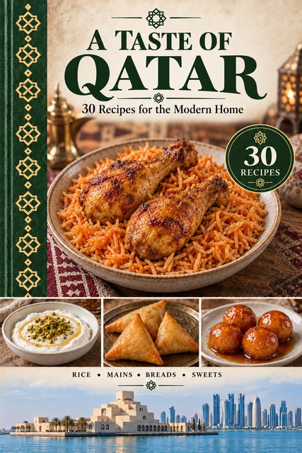 A Taste of Qatar cookbook cover