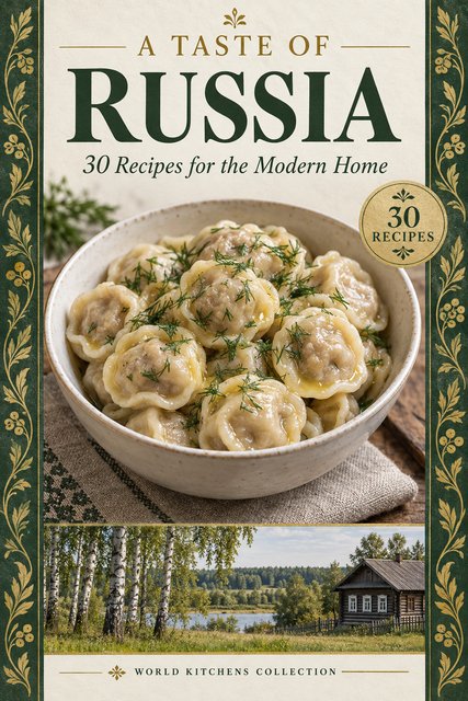 A Taste of Russia cookbook cover