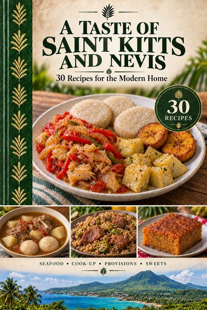 A Taste of Saint Kitts and Nevis cookbook cover