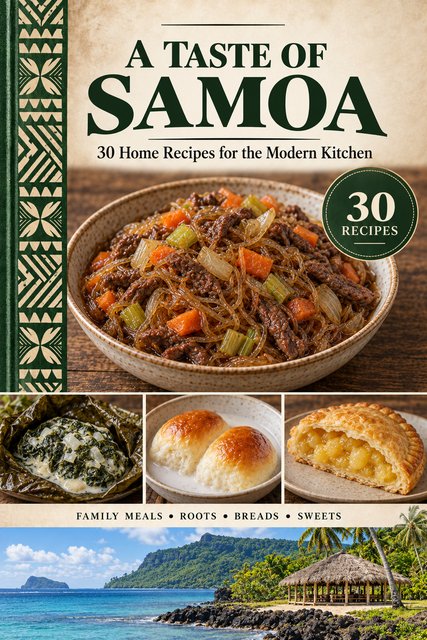 A Taste of Samoa cookbook cover