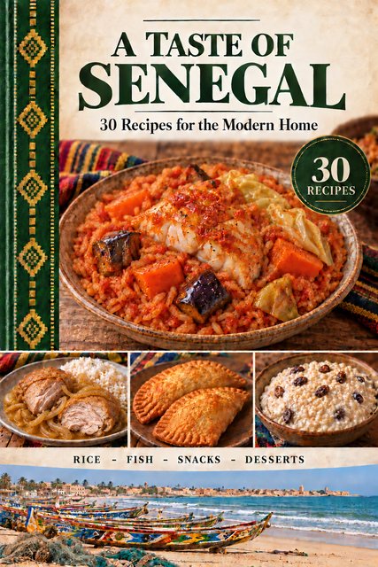 A Taste of Senegal cookbook cover
