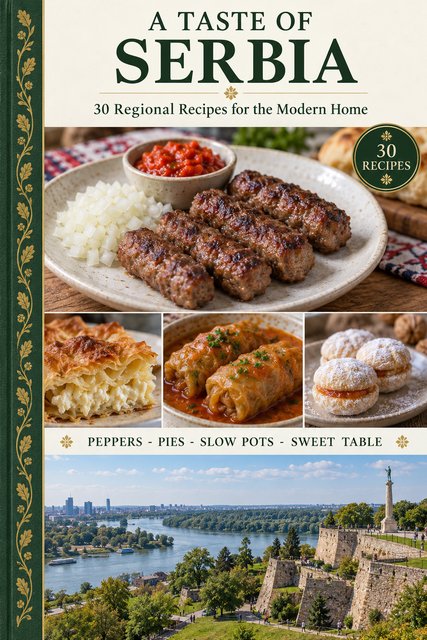 A Taste of Serbia cookbook cover