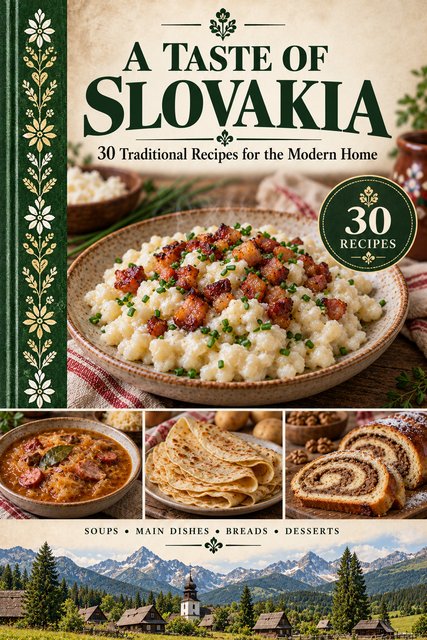 A Taste of Slovakia cookbook cover