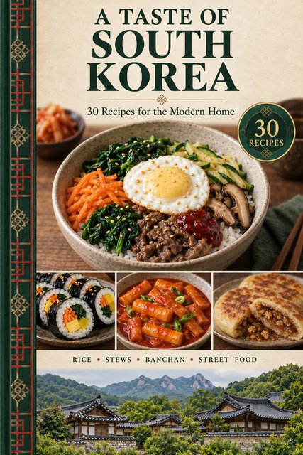 A Taste of South Korea cookbook cover
