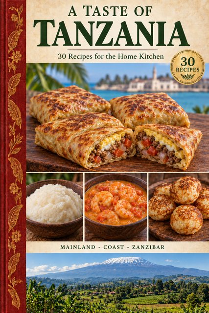A Taste of Tanzania cookbook cover