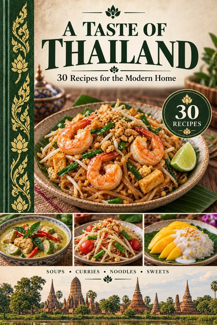 A Taste of Thailand cookbook cover