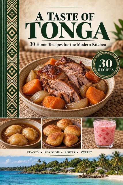 A Taste of Tonga cookbook cover