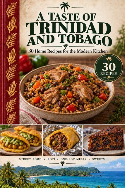 A Taste of Trinidad and Tobago cookbook cover