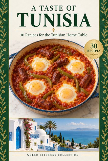 A Taste of Tunisia cookbook cover