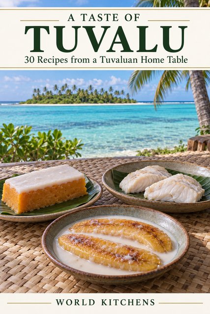 A Taste of Tuvalu cookbook cover