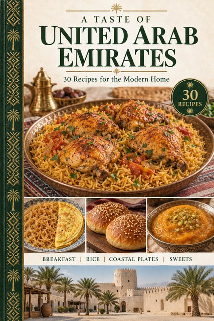 A Taste of United Arab Emirates cookbook cover