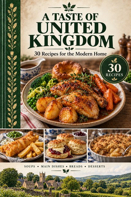 A Taste of United Kingdom cookbook cover