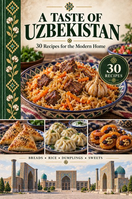 A Taste of Uzbekistan cookbook cover