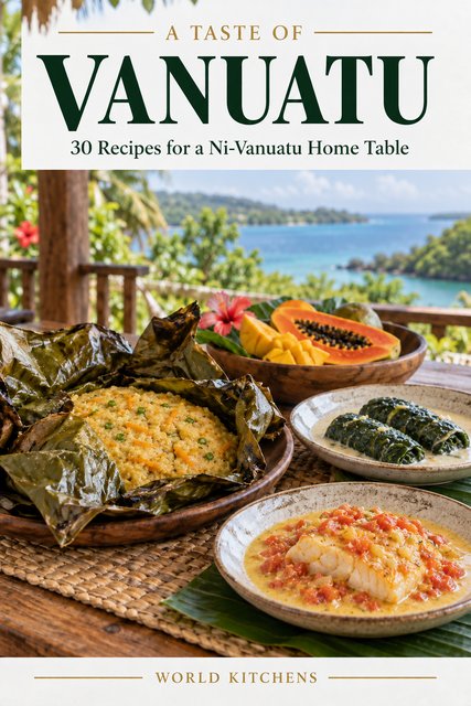 A Taste of Vanuatu cookbook cover